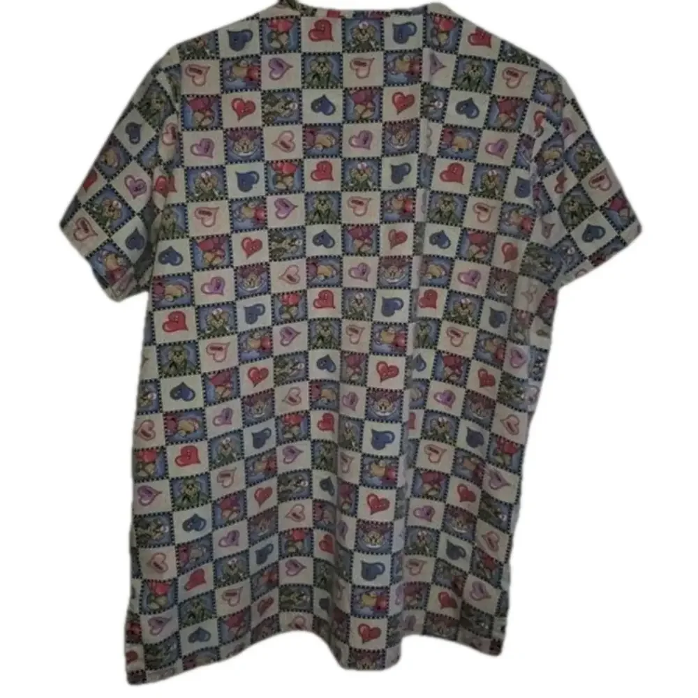 Factory Uniforms Teddy Bear Scrub Top Size L - Picture 3 of 4